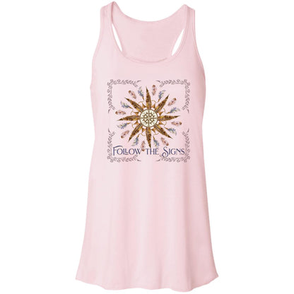 Follow the Signs Flowy Racerback Tank