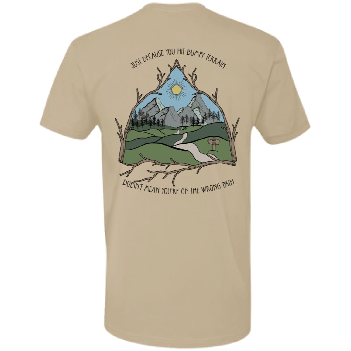 Bumpy Terrain Light Colored Tee