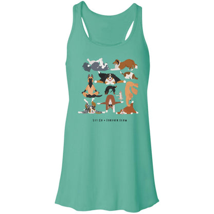 Furever Flow Flowy Racerback Tank