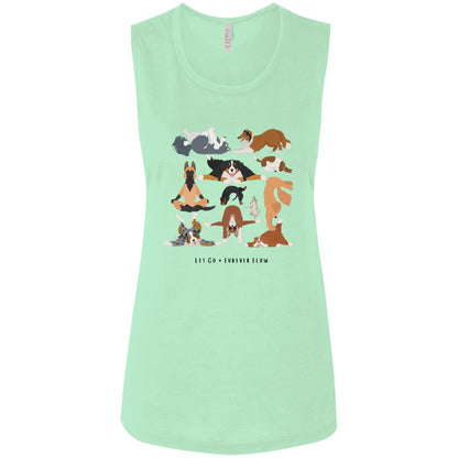 Furever Flow Ladies' Flowy Muscle Tank