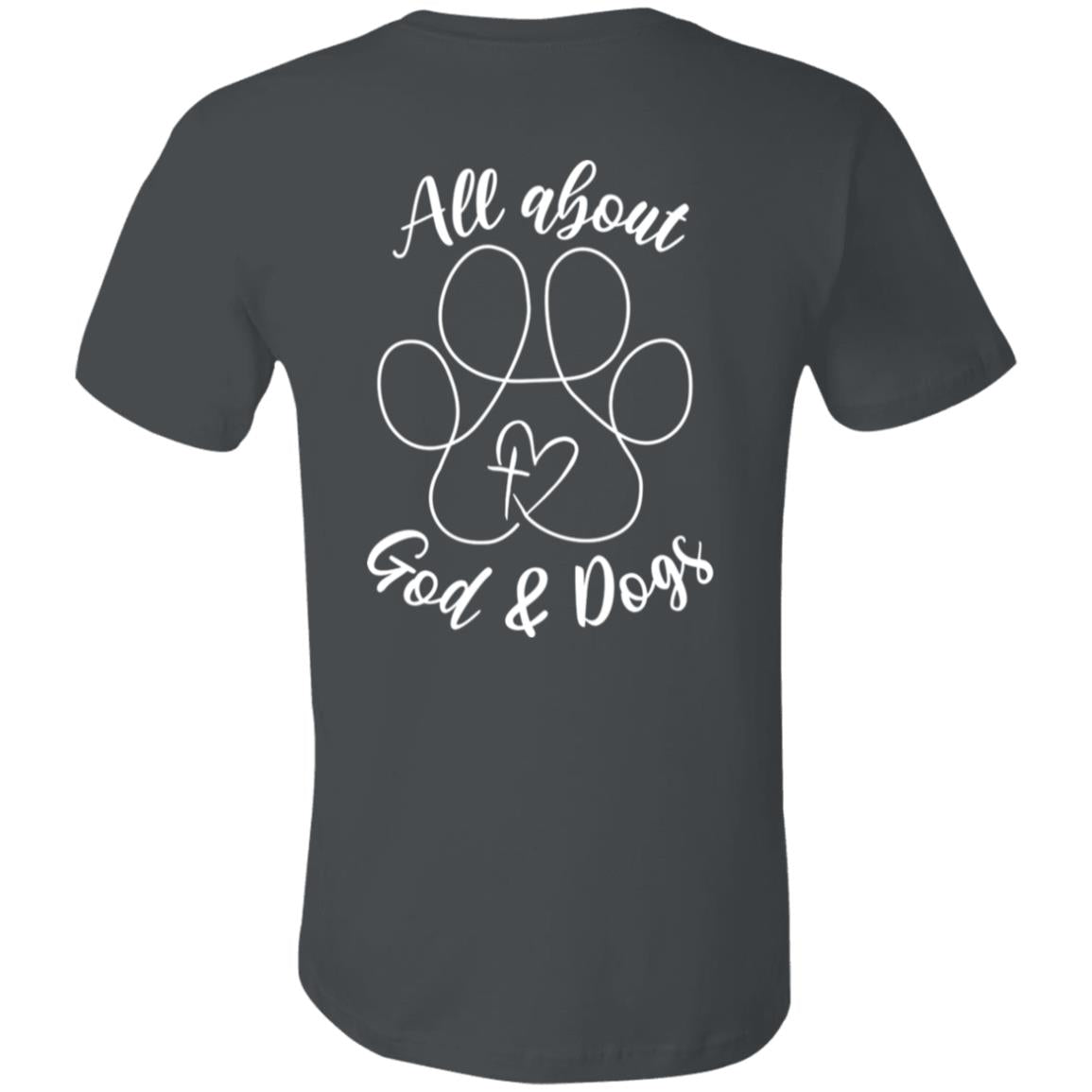 God+Dogs Unisex Fit Tee (Back Print-White)