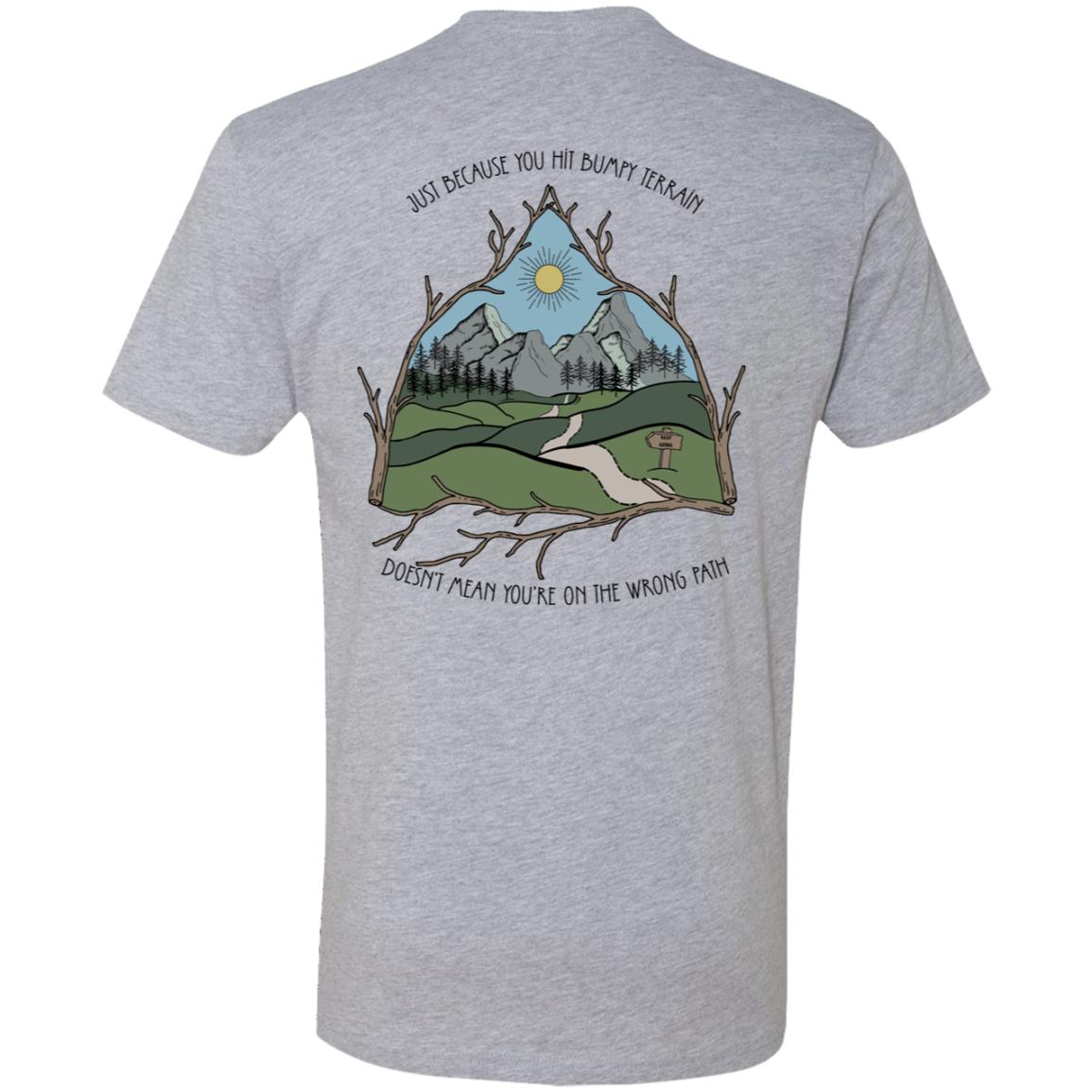 Bumpy Terrain Light Colored Tee