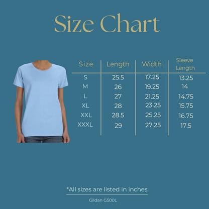 CND Gold+Teal Logo Ladies' Fit Tee