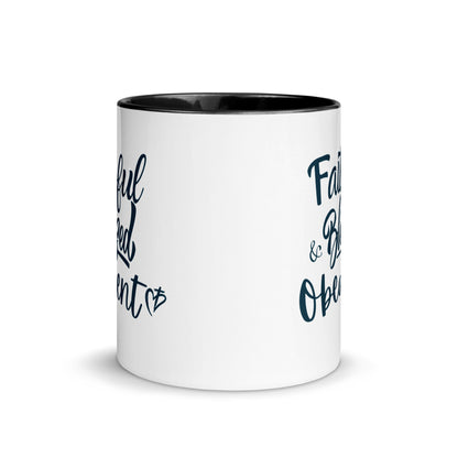 Faithful Blessed + Obedient Color Mug