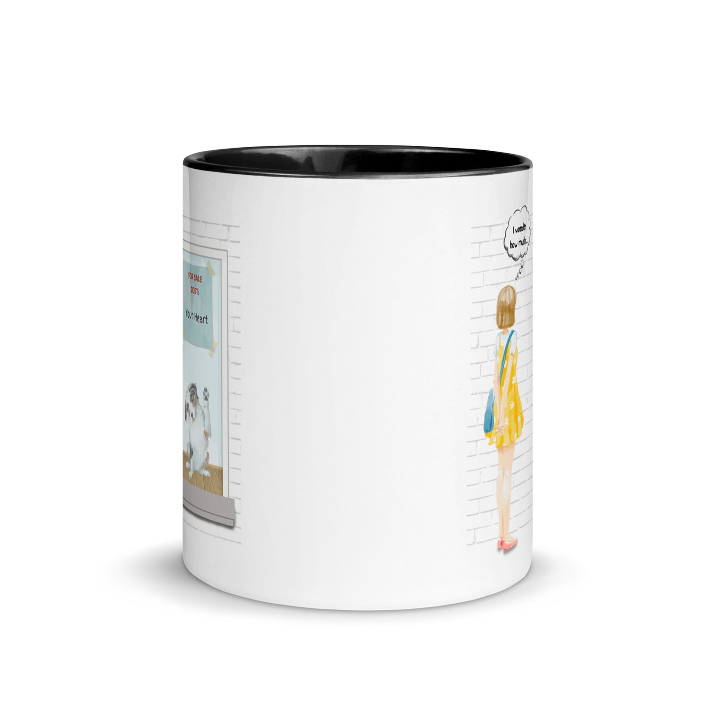 Dog in the Window Color Mug