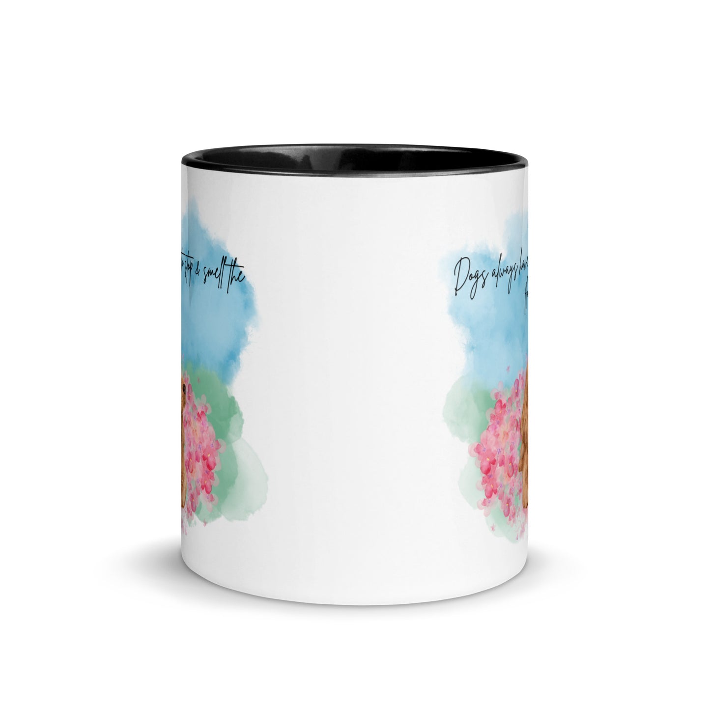 Smell The Flowers Color Mug