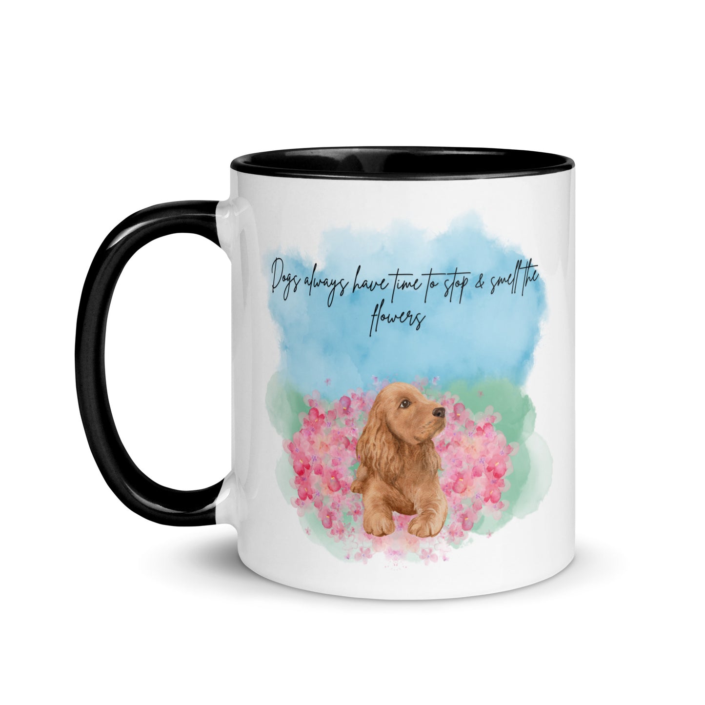 Smell The Flowers Color Mug