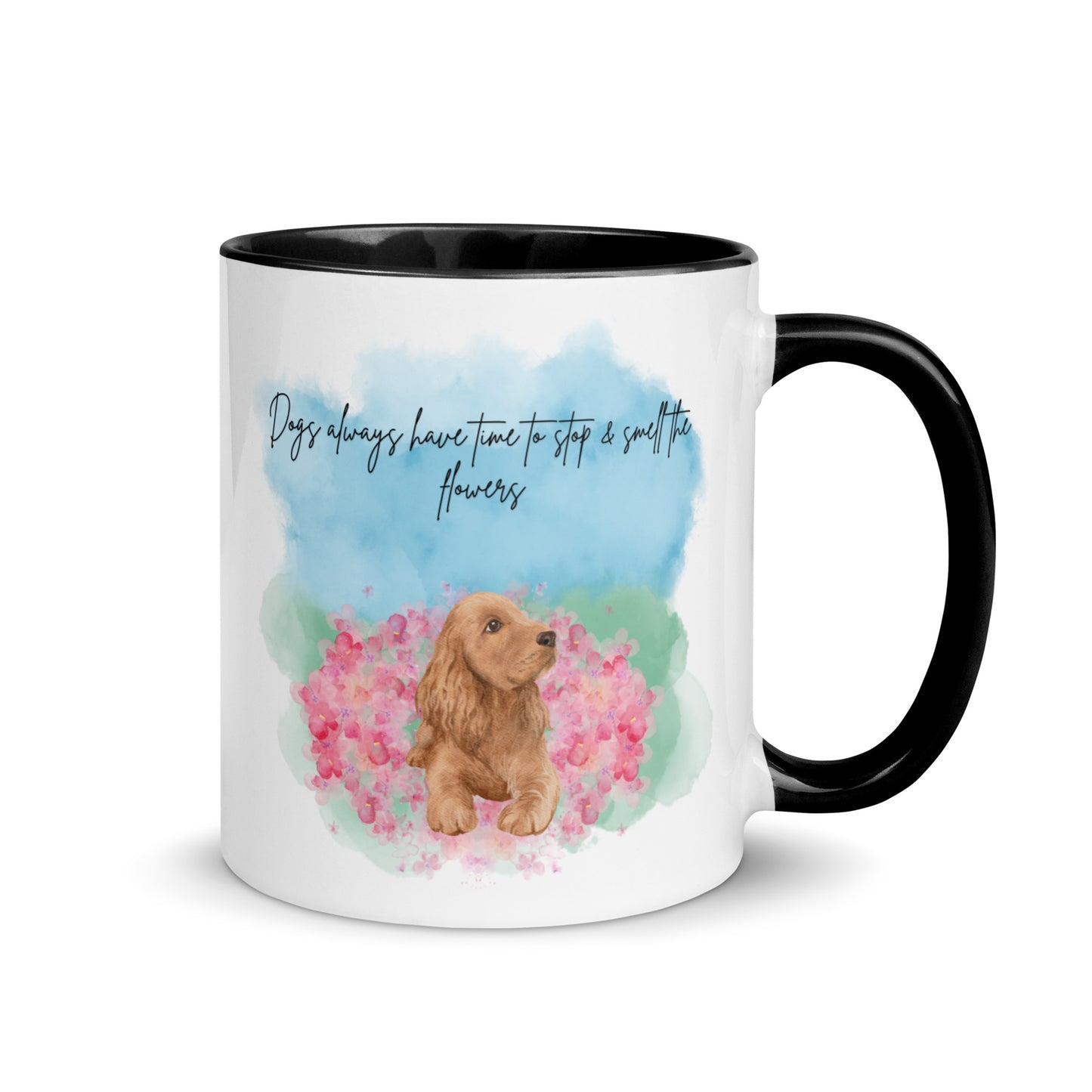 Smell The Flowers Color Mug