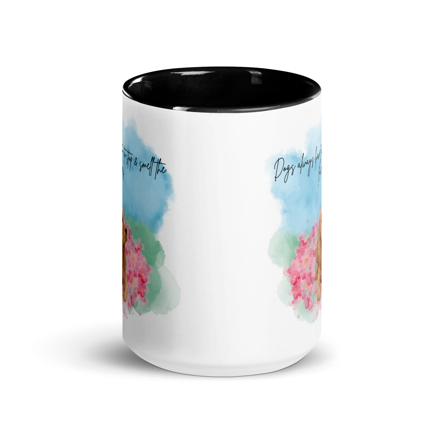 Smell The Flowers Color Mug