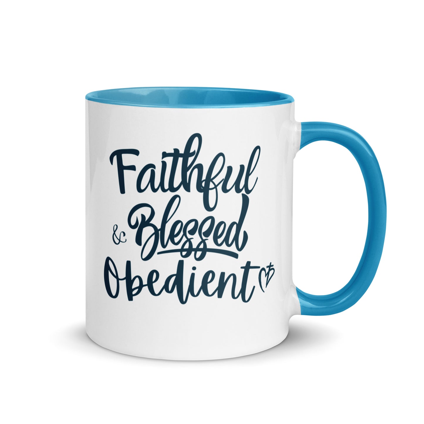 Faithful Blessed + Obedient Color Mug