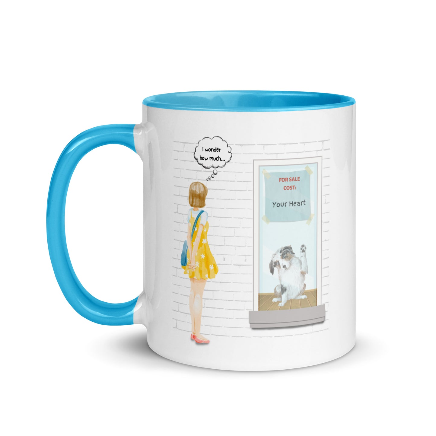 Dog in the Window Color Mug