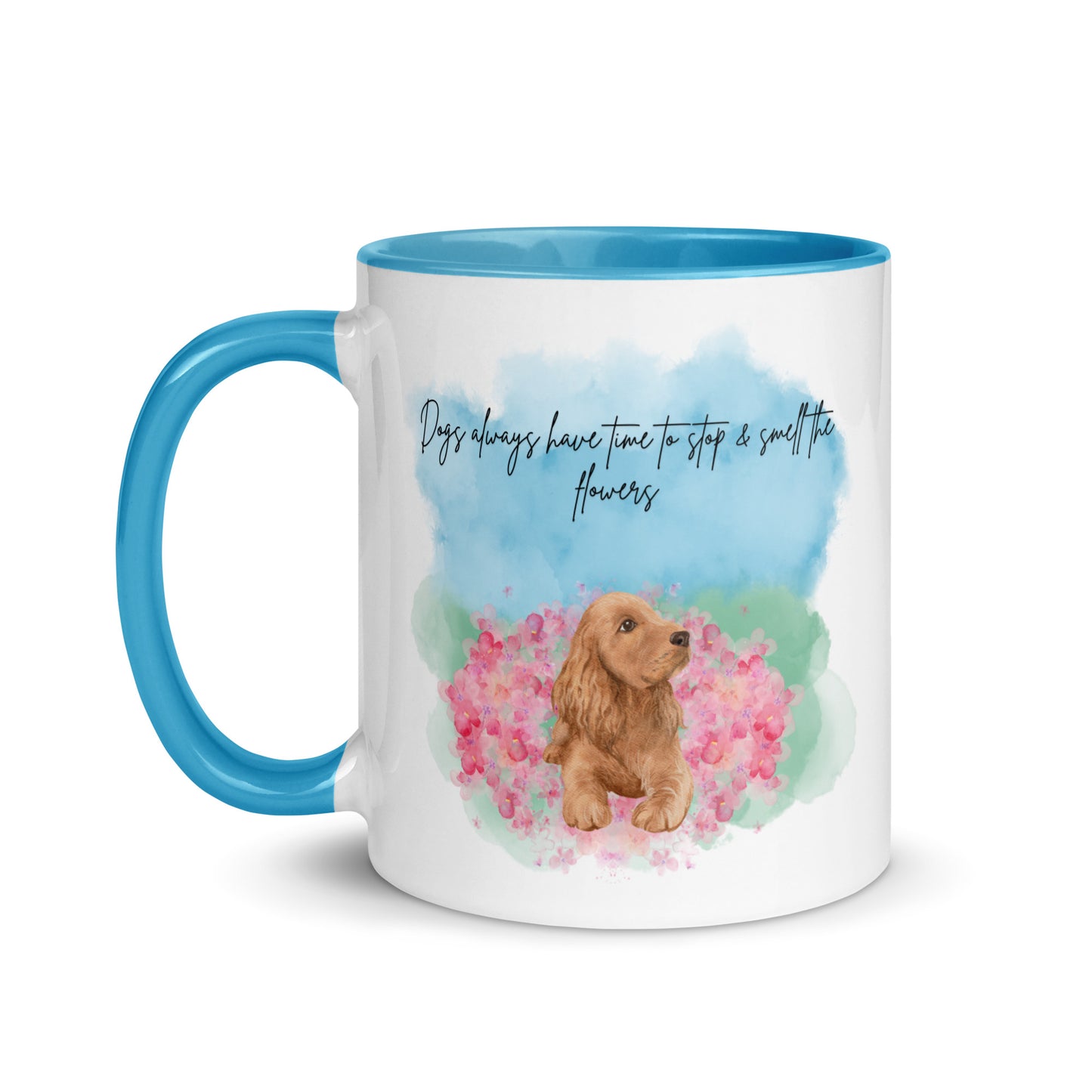 Smell The Flowers Color Mug