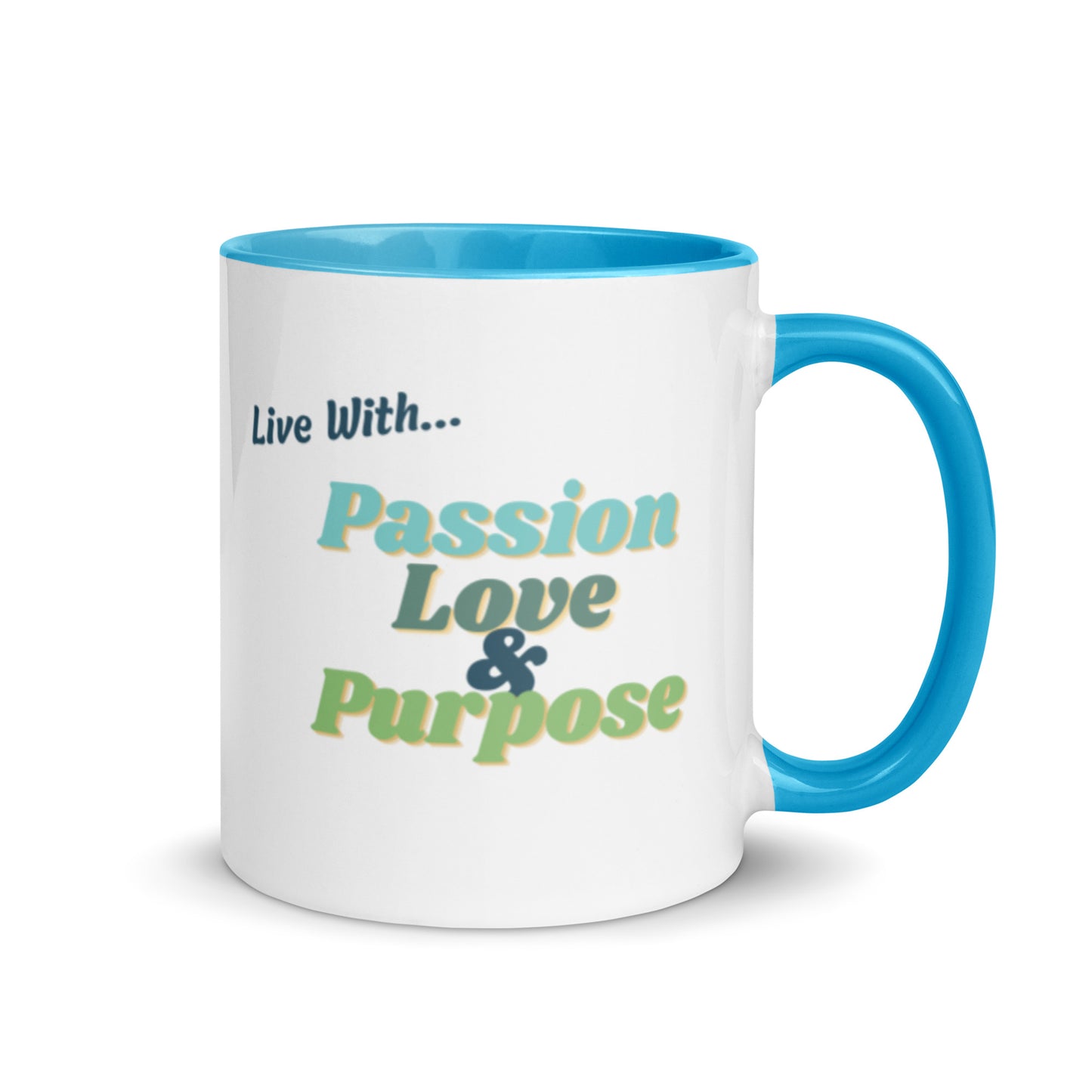 Passion, Love + Purpose Color Mug