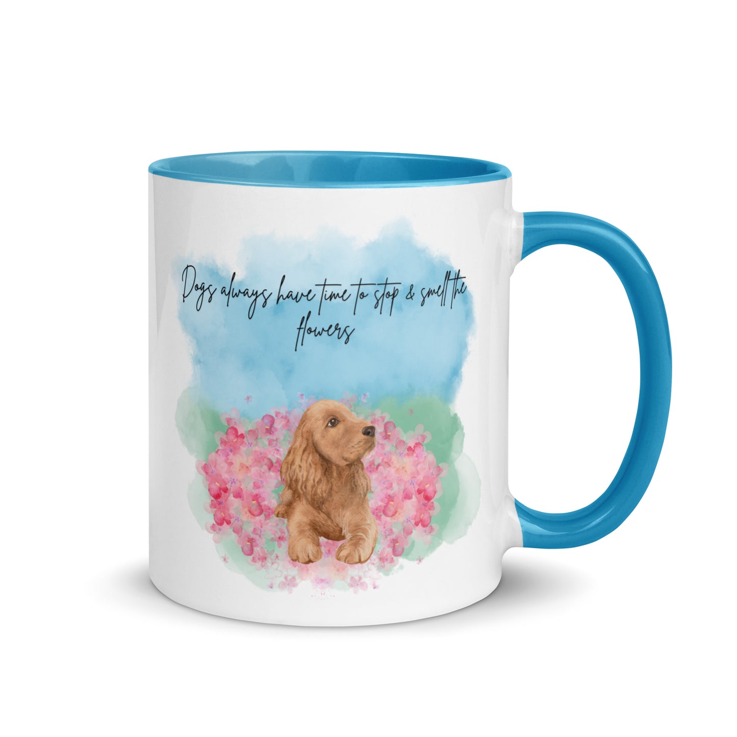 Smell The Flowers Color Mug