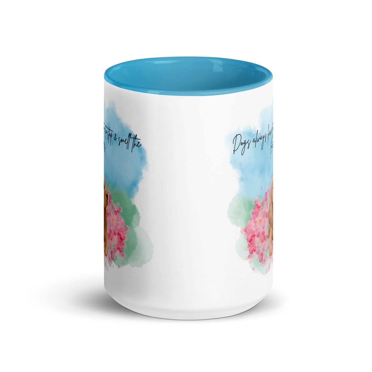 Smell The Flowers Color Mug