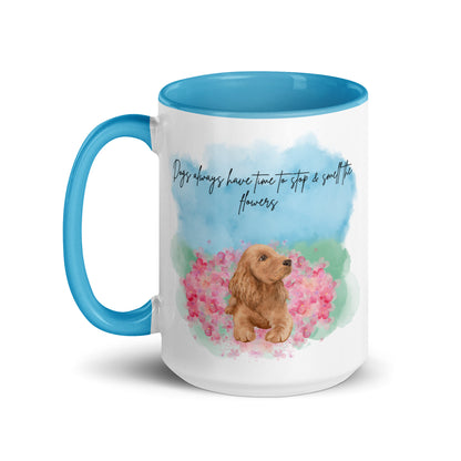 Smell The Flowers Color Mug