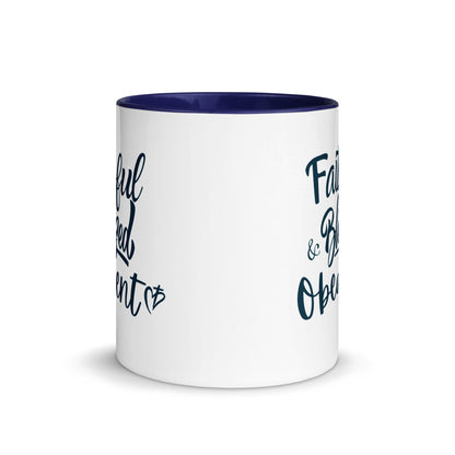 Faithful Blessed + Obedient Color Mug