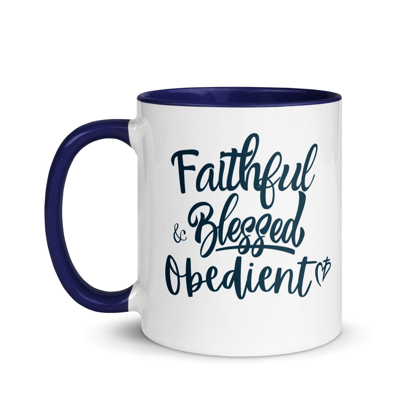 Faithful Blessed + Obedient Color Mug