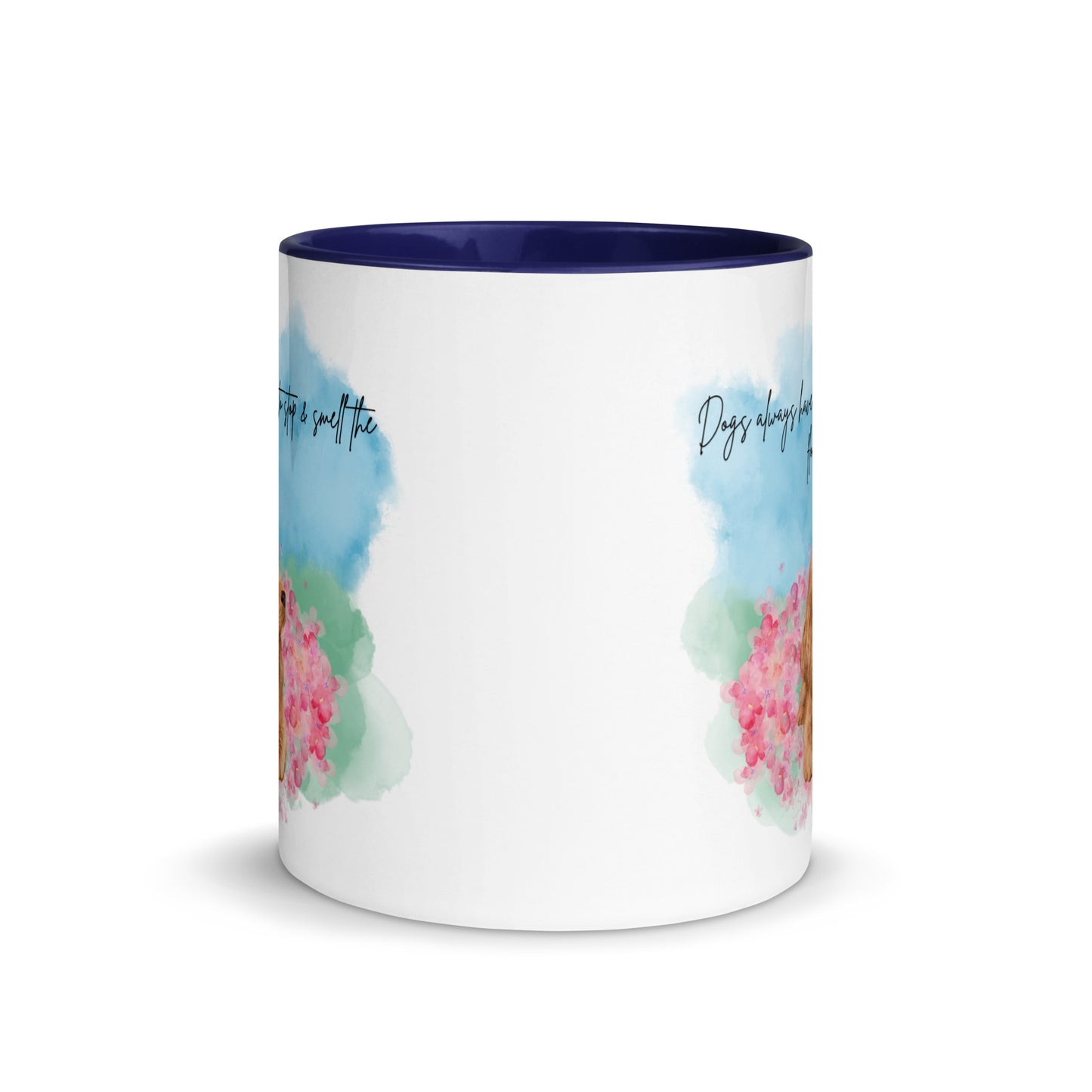 Smell The Flowers Color Mug