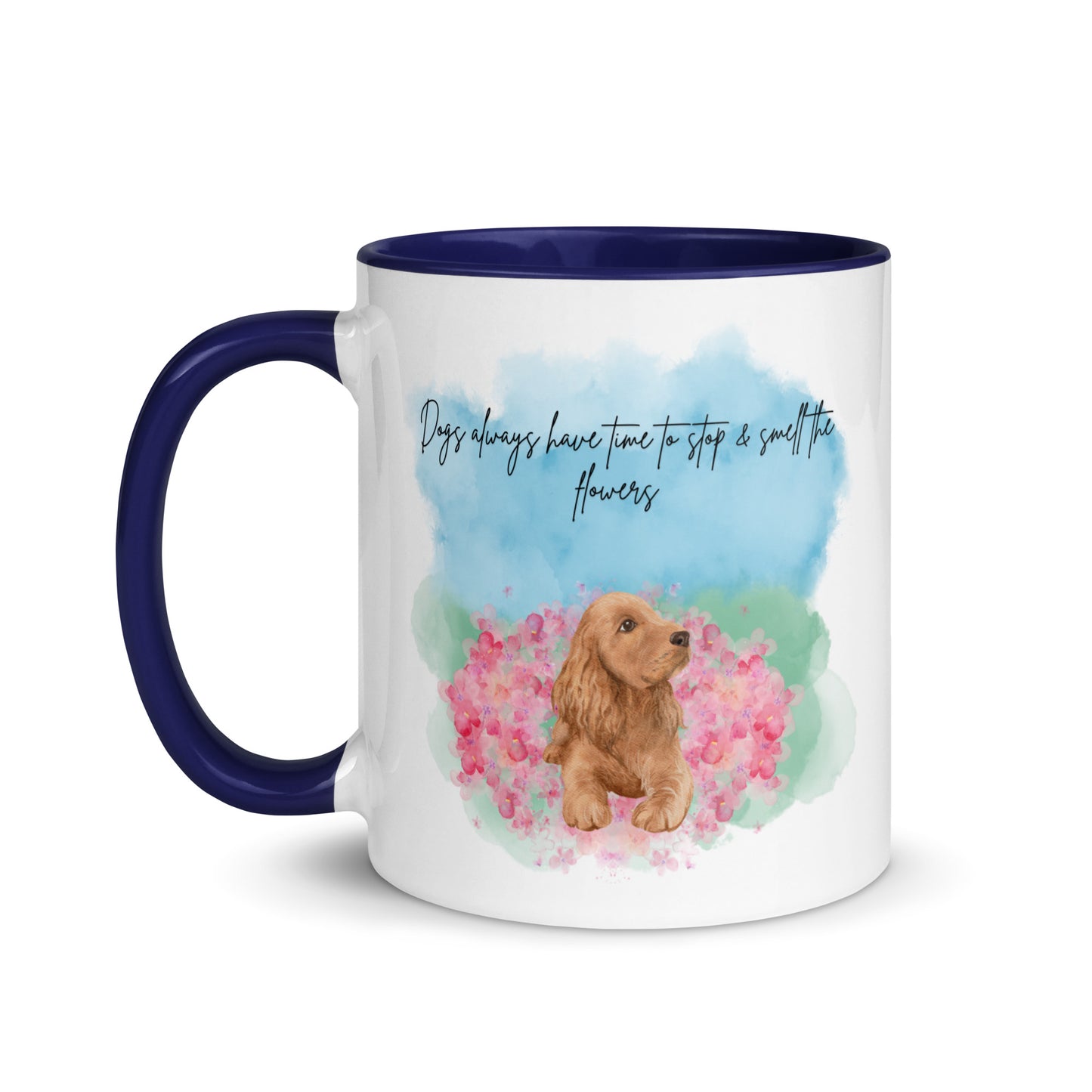 Smell The Flowers Color Mug