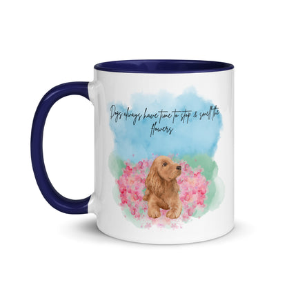 Smell The Flowers Color Mug