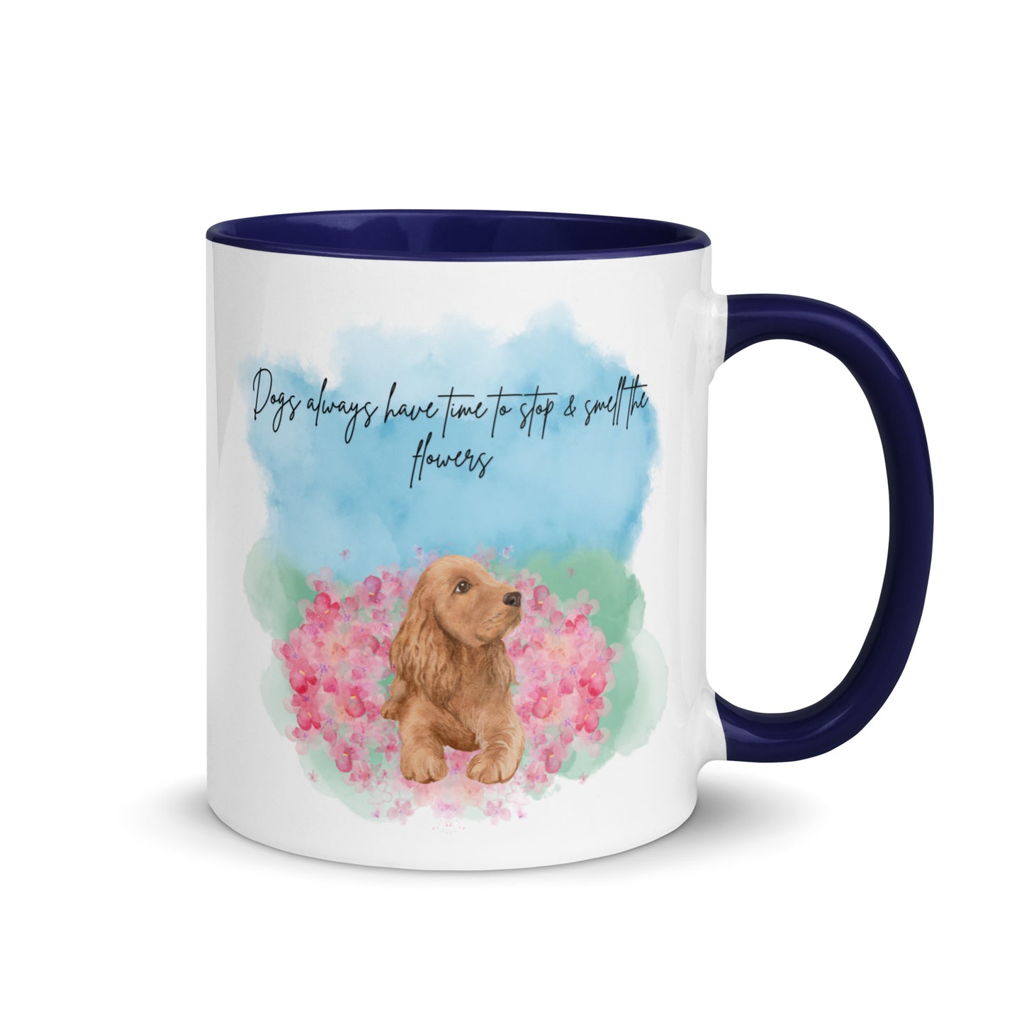 Smell The Flowers Color Mug