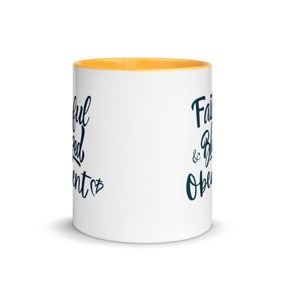 Faithful Blessed + Obedient Color Mug