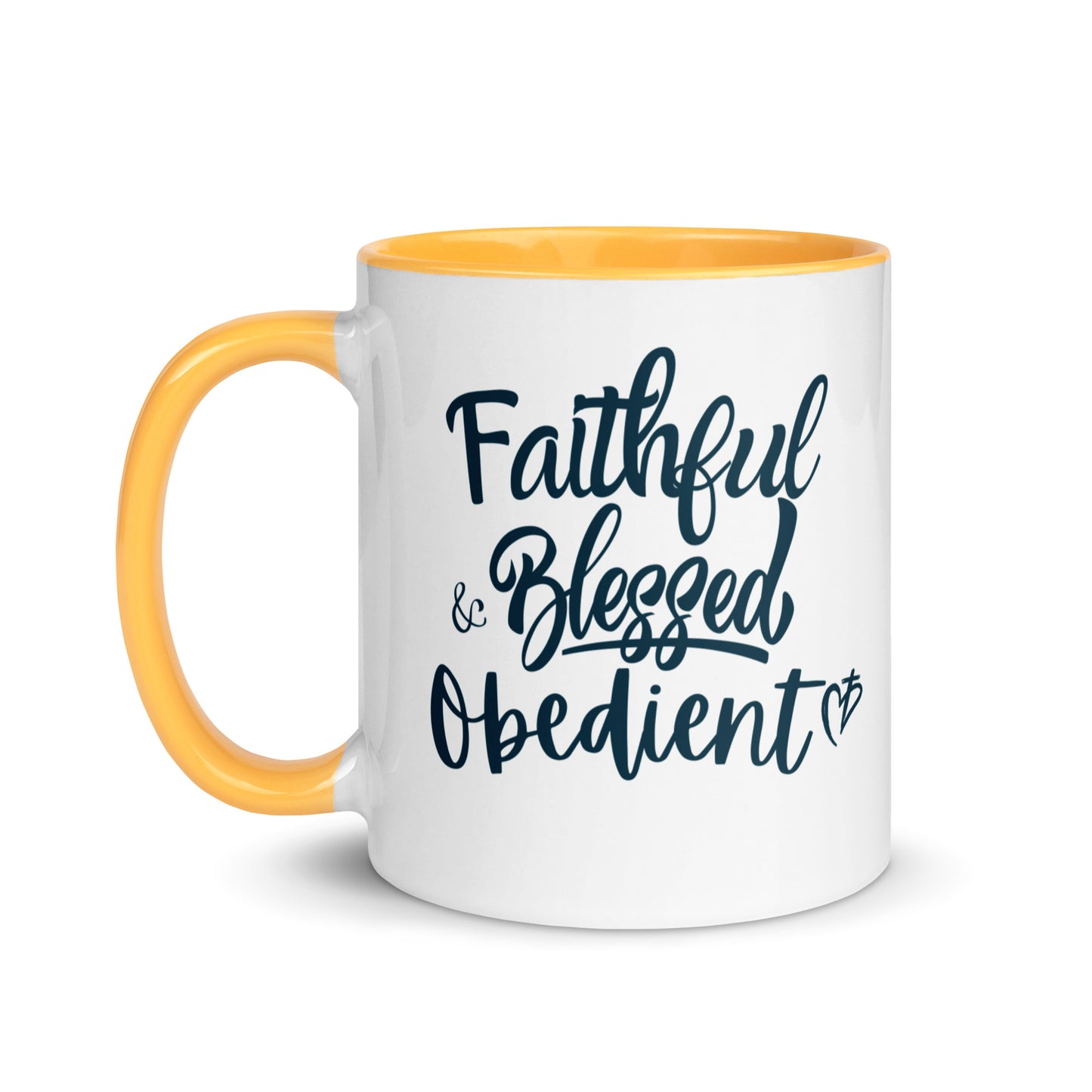 Faithful Blessed + Obedient Color Mug