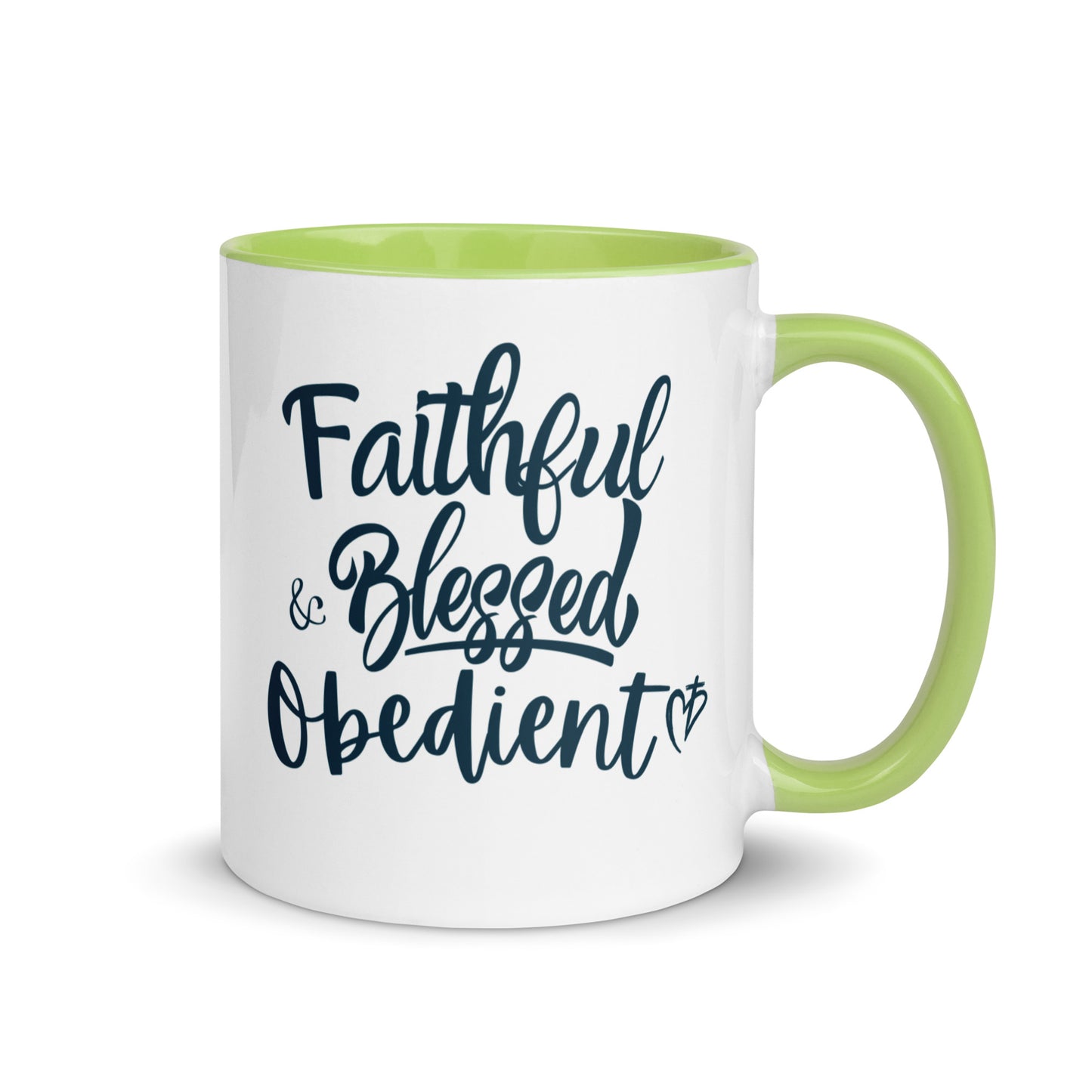 Faithful Blessed + Obedient Color Mug