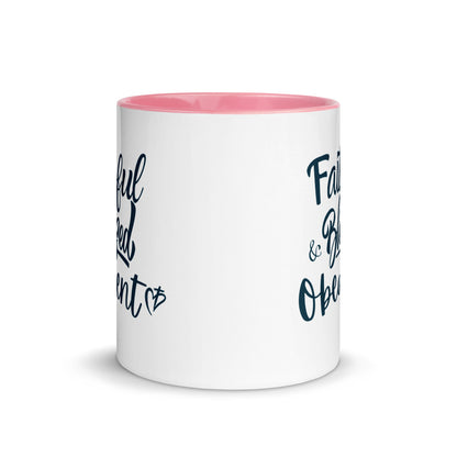 Faithful Blessed + Obedient Color Mug