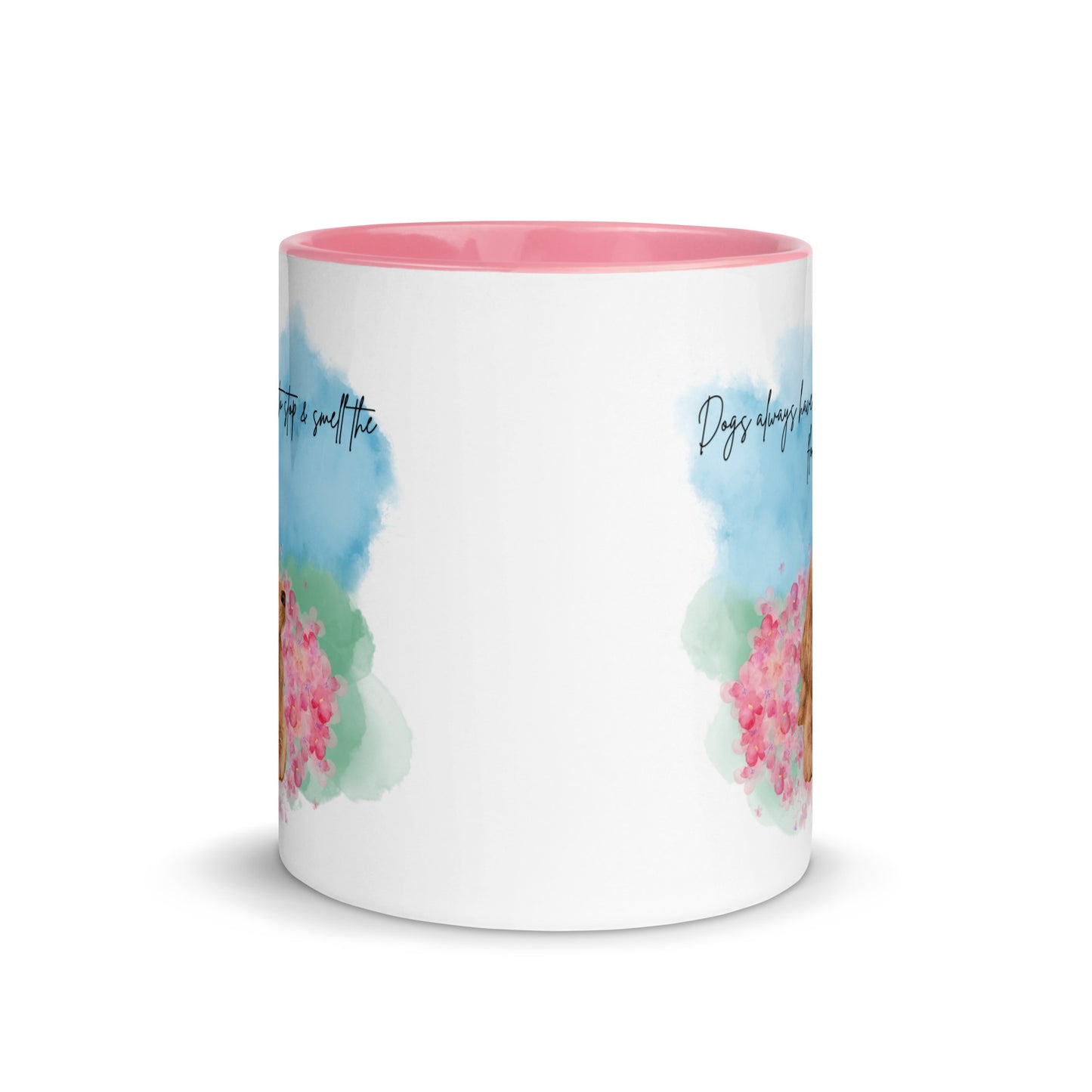 Smell The Flowers Color Mug