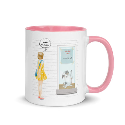 Dog in the Window Color Mug