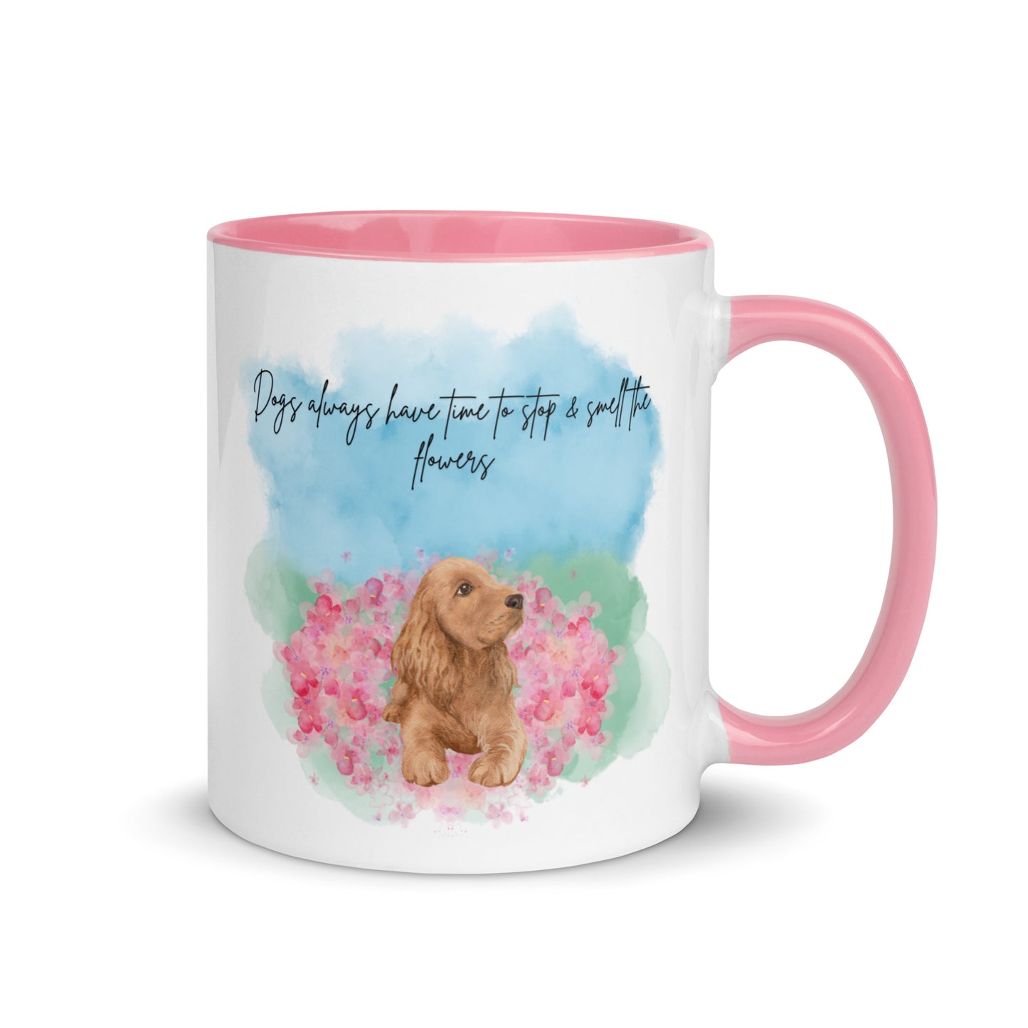 Smell The Flowers Color Mug