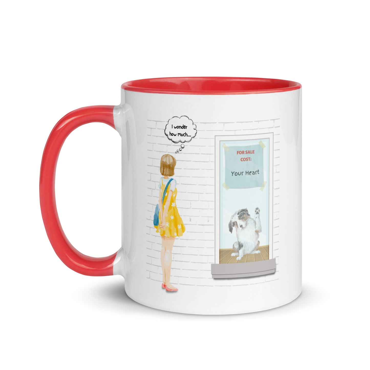 Dog in the Window Color Mug