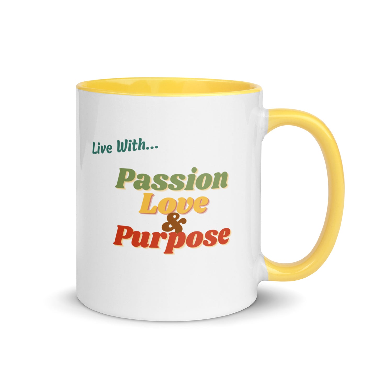 Passion, Love + Purpose Color Mug