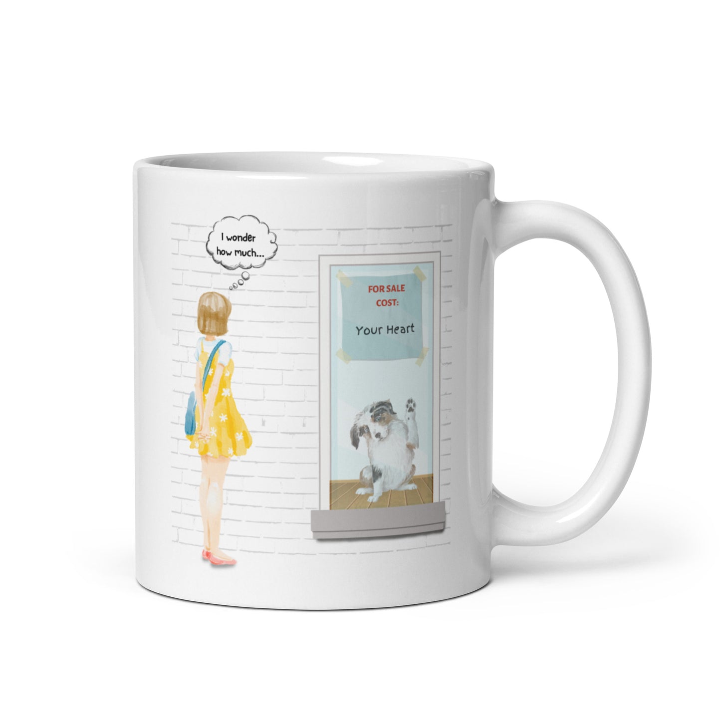 Dog in the Window Mug