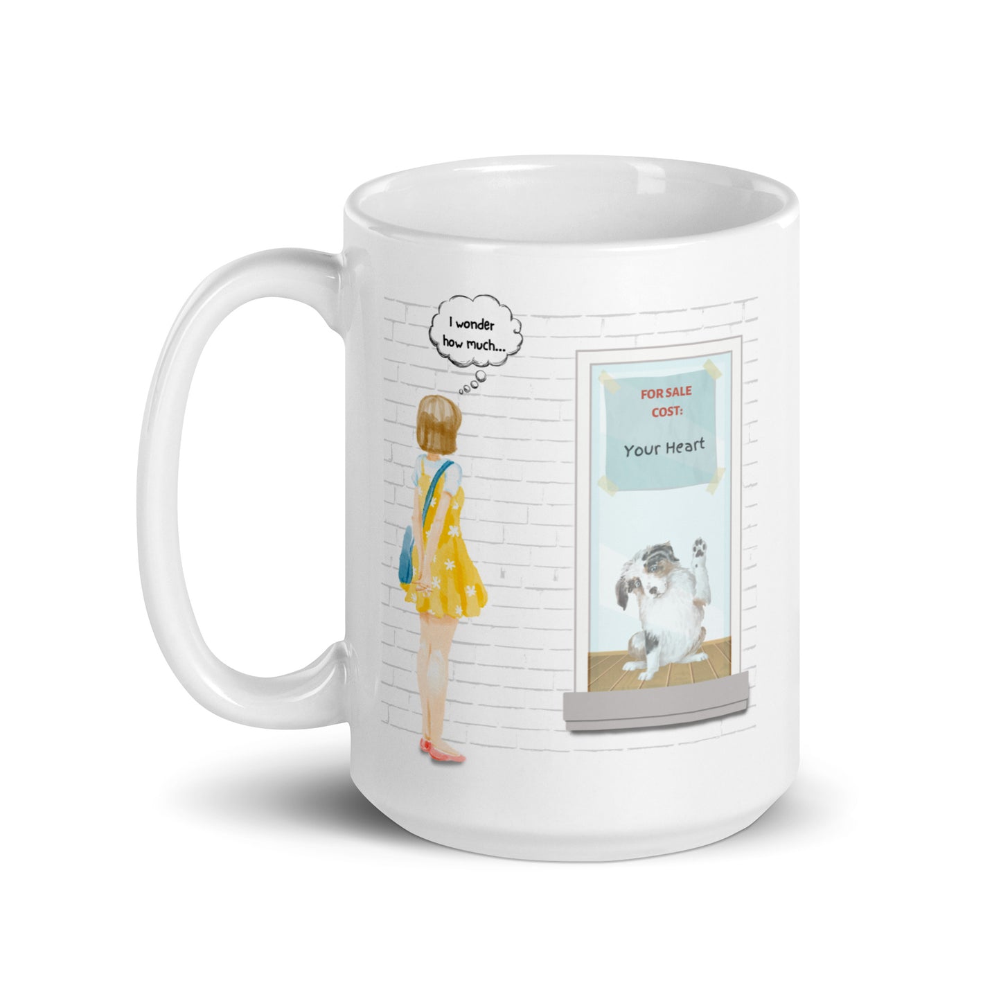 Dog in the Window Mug