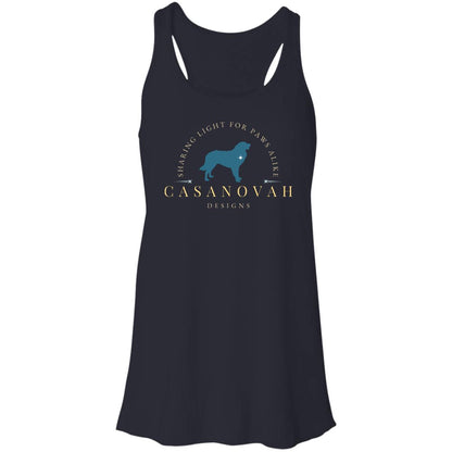 CND Gold+Teal Logo Flowy Racerback Tank