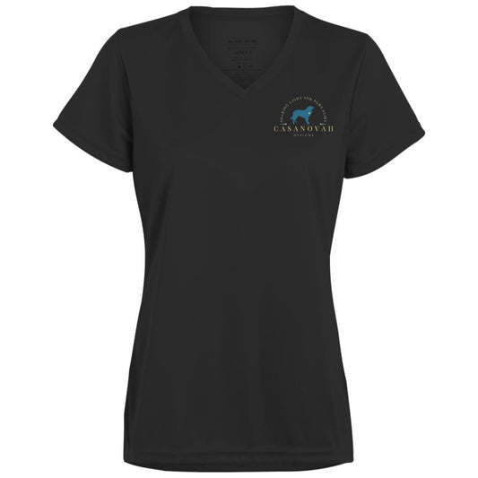 CND Gold+Teal Small Logo Moisture-Wicking Tee