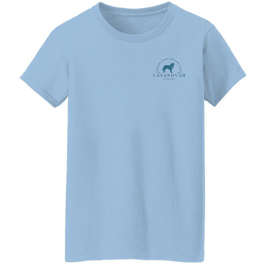 CND Small Teal+Blue Logo Ladies' Fit Tee