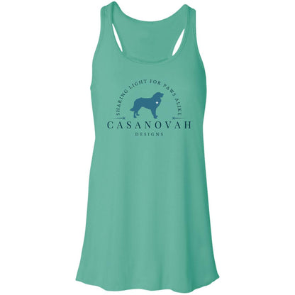 CND Teal+Blue Logo Flowy Racerback Tank