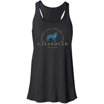 CND Gold+Teal Logo Flowy Racerback Tank