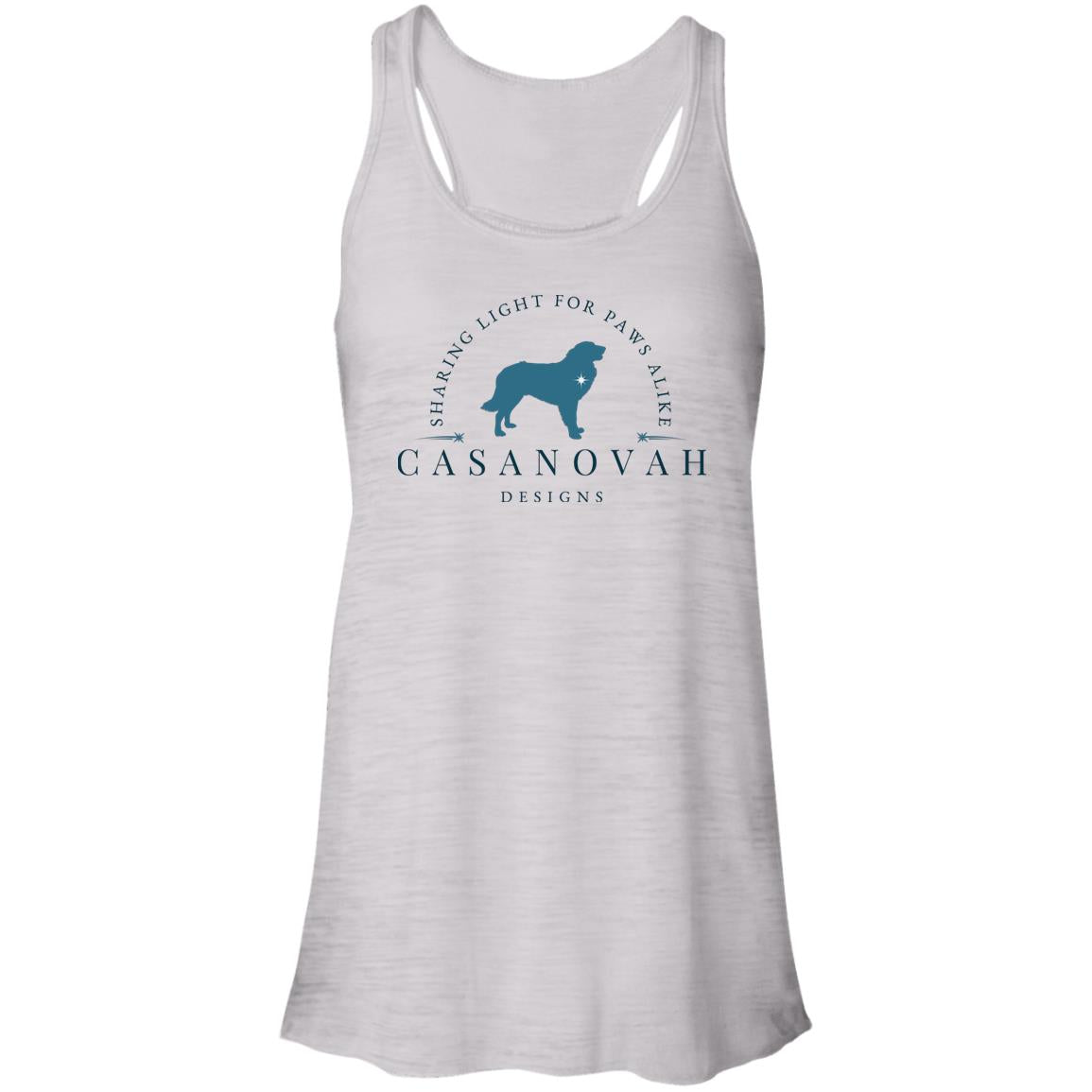 CND Teal+Blue Logo Flowy Racerback Tank