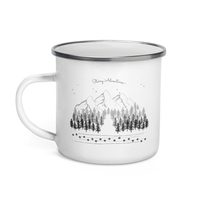 Starry Adventures Enamel Mug