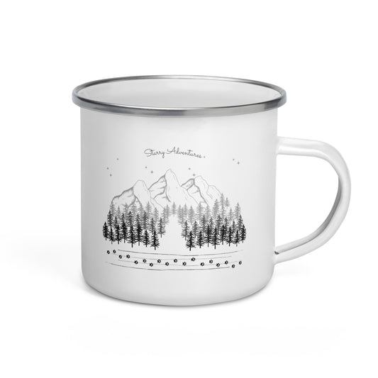 Starry Adventures Enamel Mug