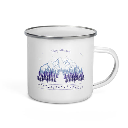 Starry Adventures Enamel Mug