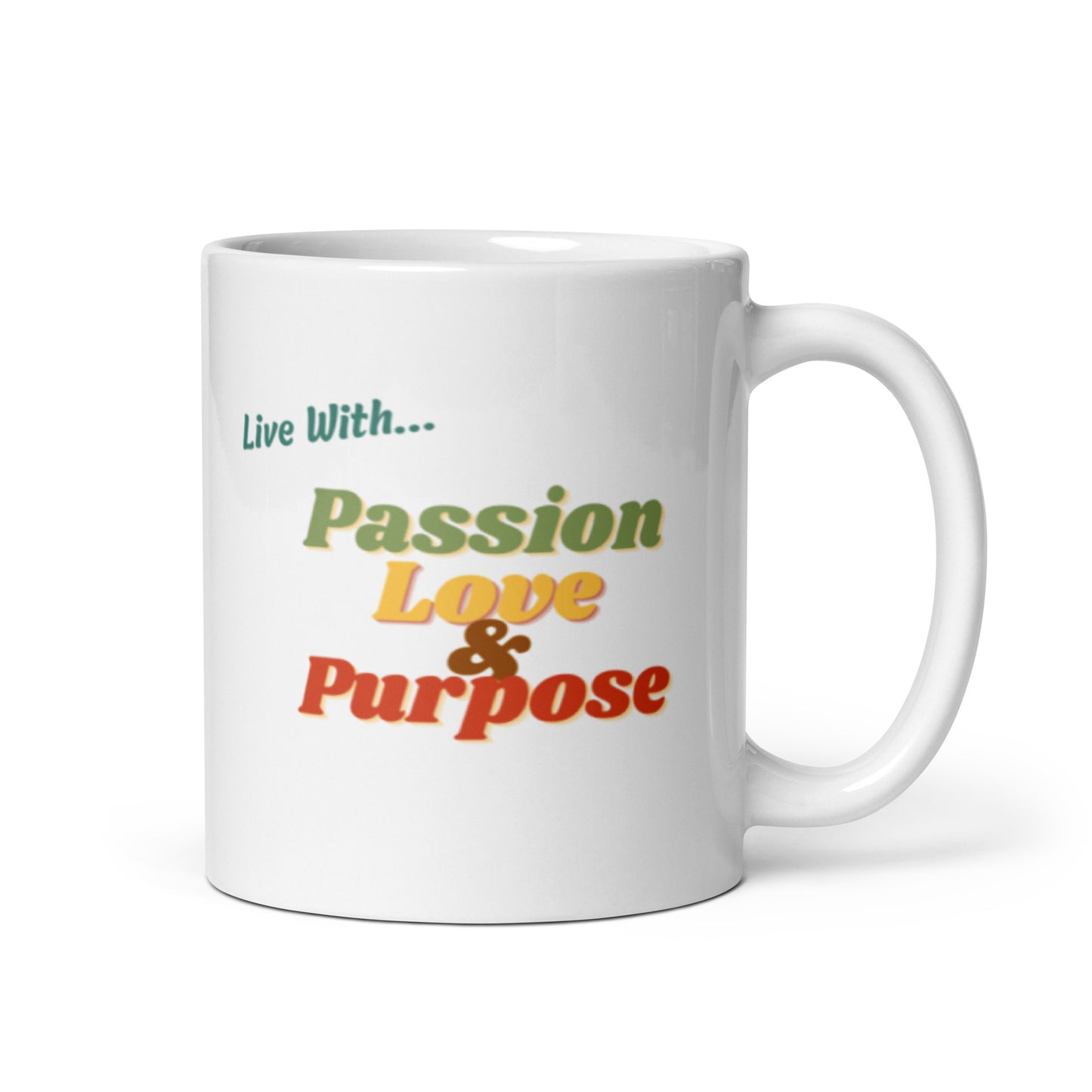 Passion, Love + Purpose Mug