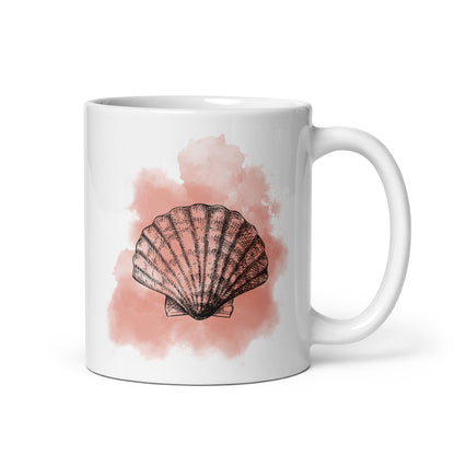 Watercolor Shells Mug