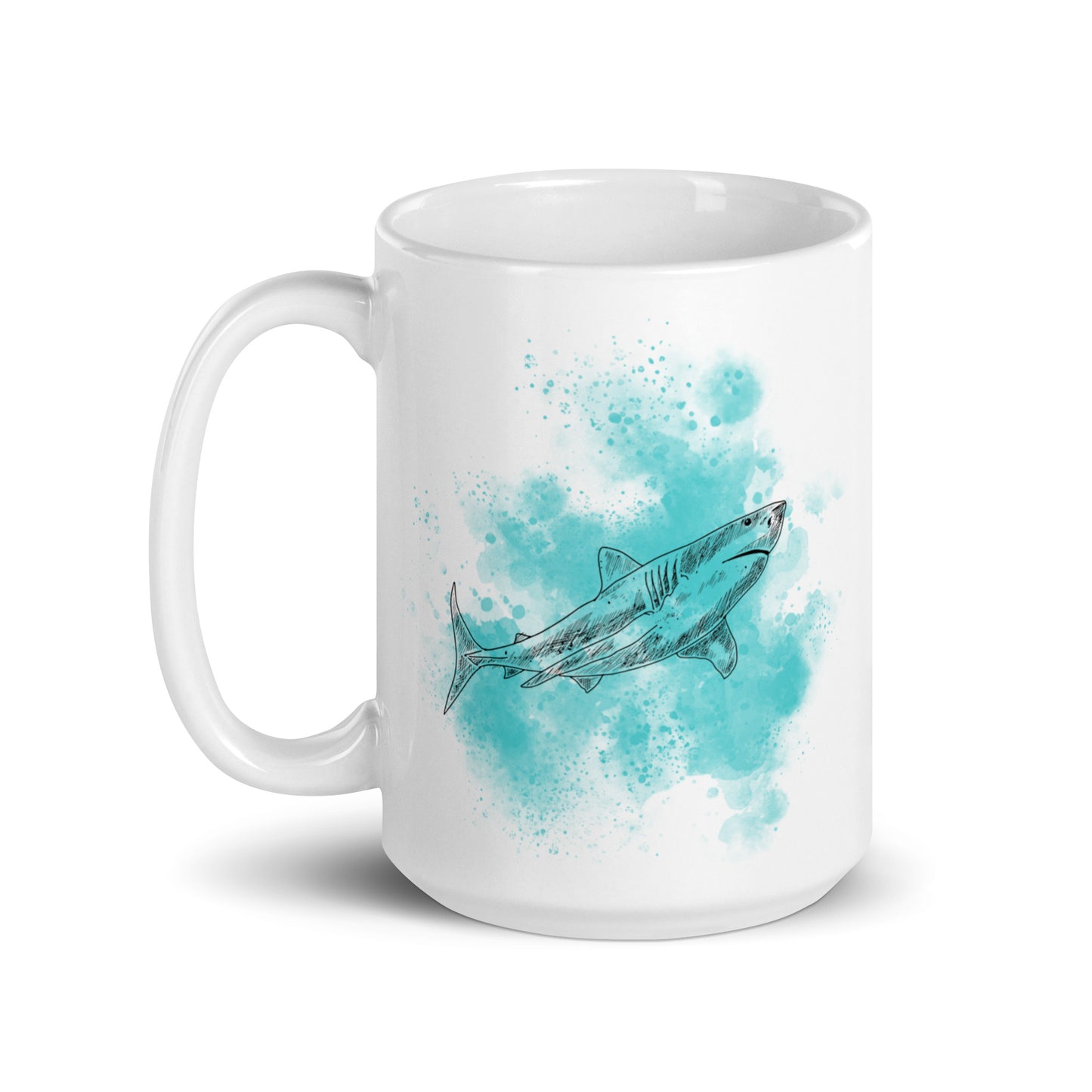 Watercolor Fish Mug