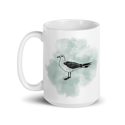 Watercolor Sea Birds Mug